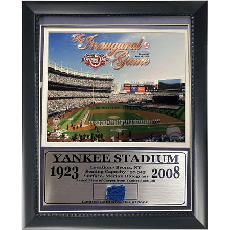 Encore New York Yankee Stadium Final Season 8x10 Photo with Authentic Stadium Carpet Frame 11x14 Sports Baseball Gift