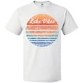 thumbnail image 3 of Inktastic Lake Vibes Distressed Retro Sunset T-Shirt, 3 of 5