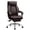 Coffee with Footrest, variant on FASTES Ergonomic Office Chair, Desk Chair with High Back Flip-up Armrests Big and Tall Gaming Leather Chair with Rocking Function 2 Reclining Position,Black