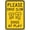 Warning Sign 2, variant on Please Drive Slow - Dogs at Play Drive Slow Signs Please Down Sign Watch Dogs Play - 8"x12" Indoor Outdoor Road Dog Yard Water Tin Sign, Pet Safety Decor