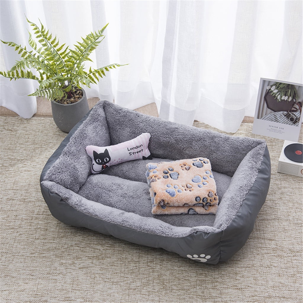 ZBH 4 in 1 Dog Beds Orthopedic Dog Beds for Medium Dogs, Washable Dog Beds, Waterproof Lining Small Medium Pet Dog Beds Couch with Non-Slip Bottom