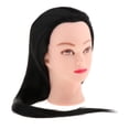 thumbnail image 2 of Cabeza de maniquí de 24,8 pulgadas Colcomx cosmetología peluquería Negro, 2 of 7