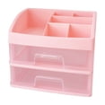 thumbnail image 5 of Caja de almacenamiento de cinta adhesiva de escritorio tipo cajón de plástico para estudiantes, transparente, a prueba de polvo, para el cuidado de la piel y cosméticos, 5 of 5