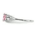 thumbnail image 2 of Primal Gold 14 Karat White Gold 6x4mm Oval Pink Tourmaline Ring, 2 of 7