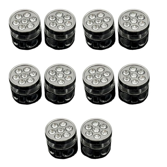 Lerpwige Metal Cord Locks 10pcs Adjustable Cord Stopper for Drawstring Adjustment on Pants and Hoodie Outdoor Clothing Accessory