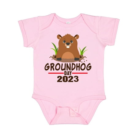 

Inktastic Groundhog Day 2023 Gift Baby Boy or Baby Girl Bodysuit