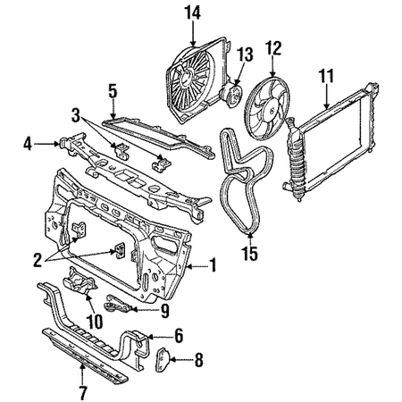 Genuine OE Ford Serpentine Belt - F4DZ8620A