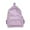 Purple, variant on Unisex Solid Color Nylon Backpack Fashion Multi-Color Zipper School Bookbag Back to School Backpack for Men Women
