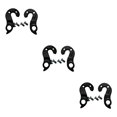 thumbnail image 2 of Sonducket Pack of 2 Tail Hook Compact Metal Transmission Replacing Upgraded Derailleur Size Rear Fittings Supplies Hooks Clasp Hanger Part Type1 NO1, 2 of 6