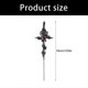 thumbnail image 3 of Rose Thorns Heart Earring Sweet Cool Ear Pin Piercing Alloy Ear Studs Stylish Accessories for Parties and Event White, 3 of 4