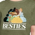 thumbnail image 3 of Disney Princess - Princess Besties - Toddler And Youth Short Sleeve Graphic T-Shirt, 3 of 5