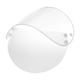 thumbnail image 1 of Sombrero impermeable, gorro desmontable, impermeable, protector, impermeable, transparente. Blanco, 1 of 9