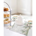 thumbnail image 4 of Sage Green Shell Kitchen Dish Towels for Drying Dishes Set of 2, Coastal Nautical Seahorse Conch Coral Waffle Weave Microfiber Hand Tea Bathroom Towels Quick Dry & Absorbent Towel 12x12, 4 of 7