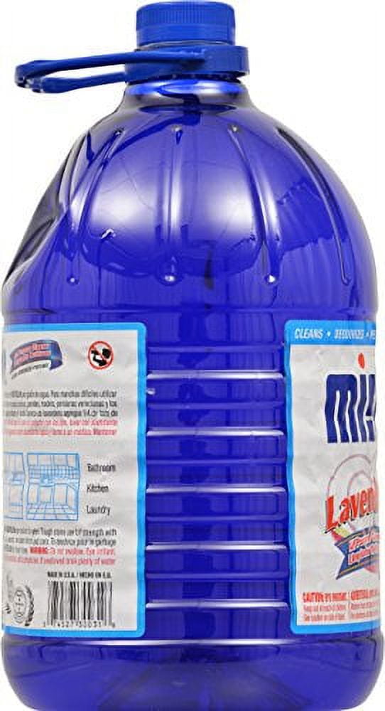 (6 pack) Mistolin Disinfectant, all-purpose cleaner, 128 fl oz, lavender scent, best cleaner for bathrooms, floors and kitchens.