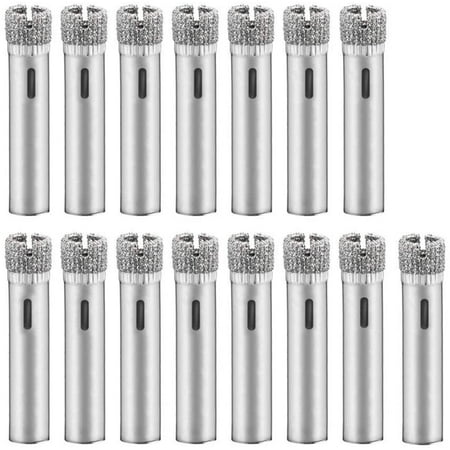 

15-Piece Hole Saw Set For Tiles Diamond Drill Hole Saw Drill Set For Glass Tiles Ceramics Marble Porcelain