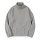 thumbnail image 1 of Blusa y camisa de manga larga con cuello alto para hombre, sudadera con capucha de manga larga lisa de forro polar con botones gruesos y cuello medio abierto, abrigo cálido con cuello alto, blusa de p, 1 of 5