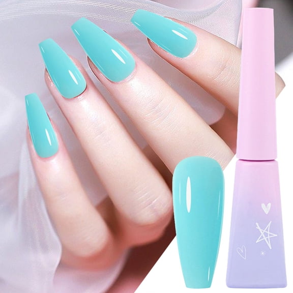 Complete Gel Nail Polish Set, S19 - No-Bake Long Lasting Nude Transparent Nail Polish, Odorless Glossy Shade 8Ml, Nail Polish Easter Mother'S Day Nail Care Makeup Organizers