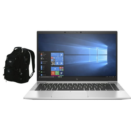 HP EliteBook 840 G7 Home/Business Laptop (Intel i5-10210U 4-Core, 14.0in 60Hz Full HD (1920x1080), Intel UHD 620, 8GB RAM, Win 10 Pro) with Travel/Work Backpack