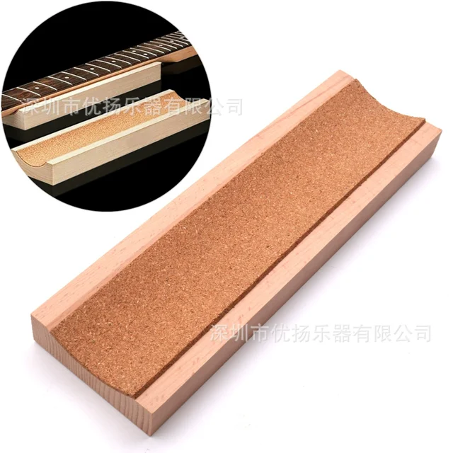 KAKOWELY Repose-Nuque de Guitare Support d'Instrument à Cordes Repose-Nuque de Guitare Électrique pour Musiciens Luthiers Instrument de Musique, 9.84x"X3.15"X1.06 Pouces