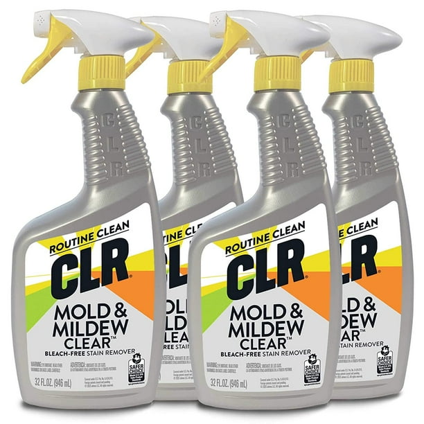 CLR Mold & Mildew Clear, BleachFree Stain Remover Spray Works on
