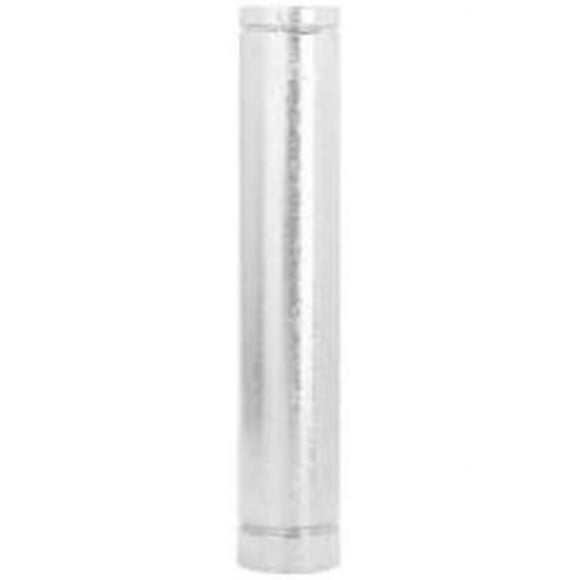 Selkirk 503764 Tuyau Rond pour Évent de Gaz Type B, Diamètre 4 Po, Longueur 60 Po