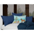 thumbnail image 3 of Carolines Treasures CK3863PW1216 Puggle Christmas Tree Canvas Fabric Decorative Pillow, 12H x16W, multicolor, 3 of 4
