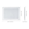 thumbnail image 2 of KFFKFF Illuminated Restroom Mirror, Dimensions 36" x 48", Dual Lighting Vanity Mirror, Anti-Condensation Memory Mirror, 2 of 9
