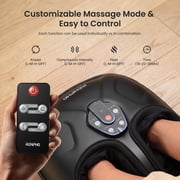 RENPHO Foot Massager with Heat, Shiatsu Foot Massager Machine for Neuropathy Pain and 10 Air Compression, FSA HSA Eligible, Gifts for Women Men