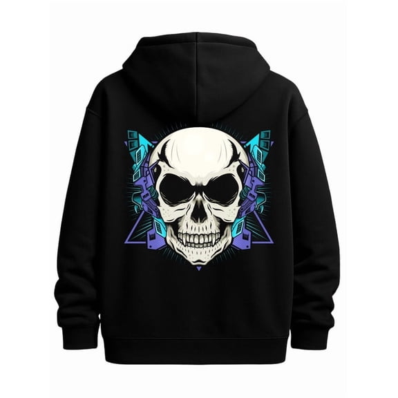 Skull Tech Hoodie funny hoodies skeleton men graphic hoodies black Casual Classic Design Pullover Hooded Sweatshirt Streetwear For Winter Fall, As Gift comfortable fire 3d