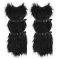 thumbnail image 1 of 1 par de calcetines cálidos de invierno para las piernas, cubiertas de Botas Largas para mujeres, medias peludas para las piernas, 1 of 6