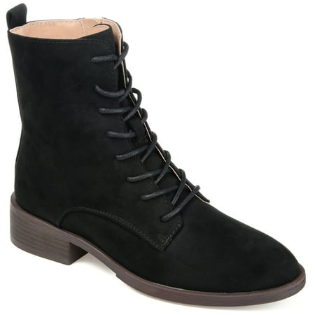 

Journee Collection Womens Vienna Block Heel Combat Boots