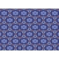thumbnail image 1 of Ahgly Company Indoor Rectangle Patterned Sky Blue Dress Blue Area Rugs, 4' x 6', 1 of 6