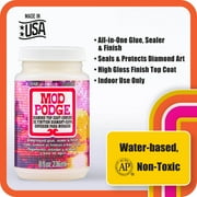Mod Podge Diamond Top Coat Sealer, Glue, and Finish, 8 fl oz