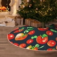 thumbnail image 5 of Fotbe Tomatoes Pattern Christmas Tree Skirt, Tree Skirts Plush Christmas Decorations, Christmas Tree Skirts Xmas Decorations Holiday Party Decor-30", 5 of 6
