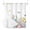 Pink Sky Blue, variant on No Hook Wildflowers Shower Curtain with Snap in Liner Set, Farmhouse Country Dragonfly Butterfly Floral Waterproof Bathroom Curtains with See Through Top Window, Hotel Style Standard 72 x 72 Inch