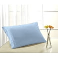 thumbnail image 2 of CC&DD HOME FASHION®-Bedding Sheets Sets,Velety Double Brushed Microfiber,Wrinkle Free,3-4 pieces,Includes 1 Flat Sheet,1 Fitted Sheet, 1-2 Pillowcase,Queen,Sky blue, 2 of 5