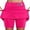 Hot Pink, variant on Women's Tennis Skirts Summer Skirt 2 Women's Mid Rise Culottes With Pocket Sports Casual Fashion Printed Skirt Platform Competitor Analysis Highlight Excludes Color/Size Attributes Red XXL