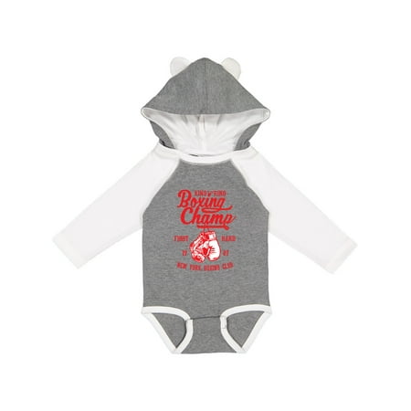 

Inktastic Boxing Champ Gift Baby Boy or Baby Girl Long Sleeve Bodysuit