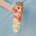 thumbnail image 2 of Abstract Colorful Men's Necktie - Wrinkle-Resistant Satin Formal Tie for Groomsmen, 2 of 5