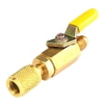 thumbnail image 4 of Válvu de bo de infble 7.5x5x2cm Adecuado para 1/4 "SAE Accs Amarillo Sunnimix Válvula de bola recta de manguera, 4 of 8