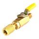 thumbnail image 4 of Válvula de de de Carga Inflable R134A para Accesorios de Herramientas SAE de 1/4 " Amarillo shamjiam Válvula de bola recta de manguera, 4 of 8