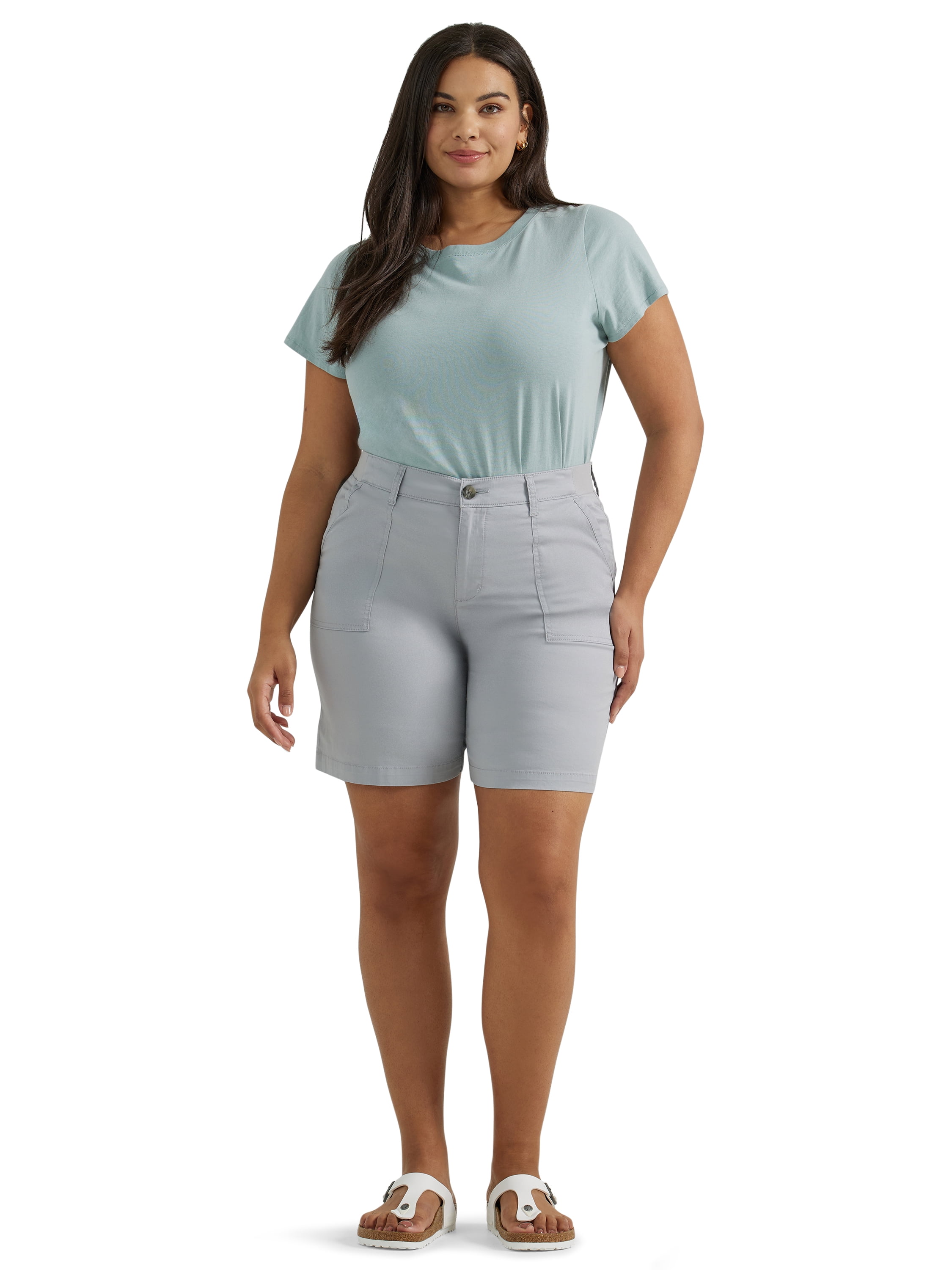 Lee® Womens Plus Size Ultra Lux Comfort with Flex to Go Utility Bermuda, Sizes 14-24