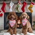 thumbnail image 4 of Dog Bandana 2 Pack,Pink Tie Dye Pattern Bandanas for Dogs,Cat Bandana,Small/ Large Dog Bandana 2 Size,Dog Bandanas, 4 of 6