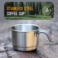 thumbnail image 4 of Yajisi Portable Coffee Maker 2-in-1 Travel Espresso Machine Compatible with NES Capsules and Ground Coffee Hand Press 120ml Cup 80ml Tank White Edition for Camping Office and Travel, 4 of 9