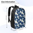 thumbnail image 2 of Xecao Daisies Flowers print Travel Backpack, Large Computer Backpack for Men Women, College School Rucksack Book Bag, 2 of 5