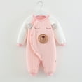 thumbnail image 2 of GZEFJRQM Baby Boys Girls Jumpsuit Newborn Baby Jumpsuits Infant Footless/Footed Romper Soft Comfortable Long Sleeve One-piece Toddler Clothes, 2 of 4