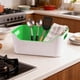 thumbnail image 4 of Caja de Almacenamiento Plástica 24x17x10.3cm Organizador Multitamaño con Asa para Cocina, Sala, Meriendas y Organización de Cajones, 1 Pieza, 4 of 6