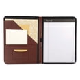 thumbnail image 3 of "Contrast Stitch Leather Padfolio, 8 1/2 X 11, Leather, Tan | Bundle of 2 Each", 3 of 5