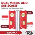 thumbnail image 4 of Torpedo Level ARROW de 10 cm con burbujas magnéticas y de 0°/90°, 4 of 9