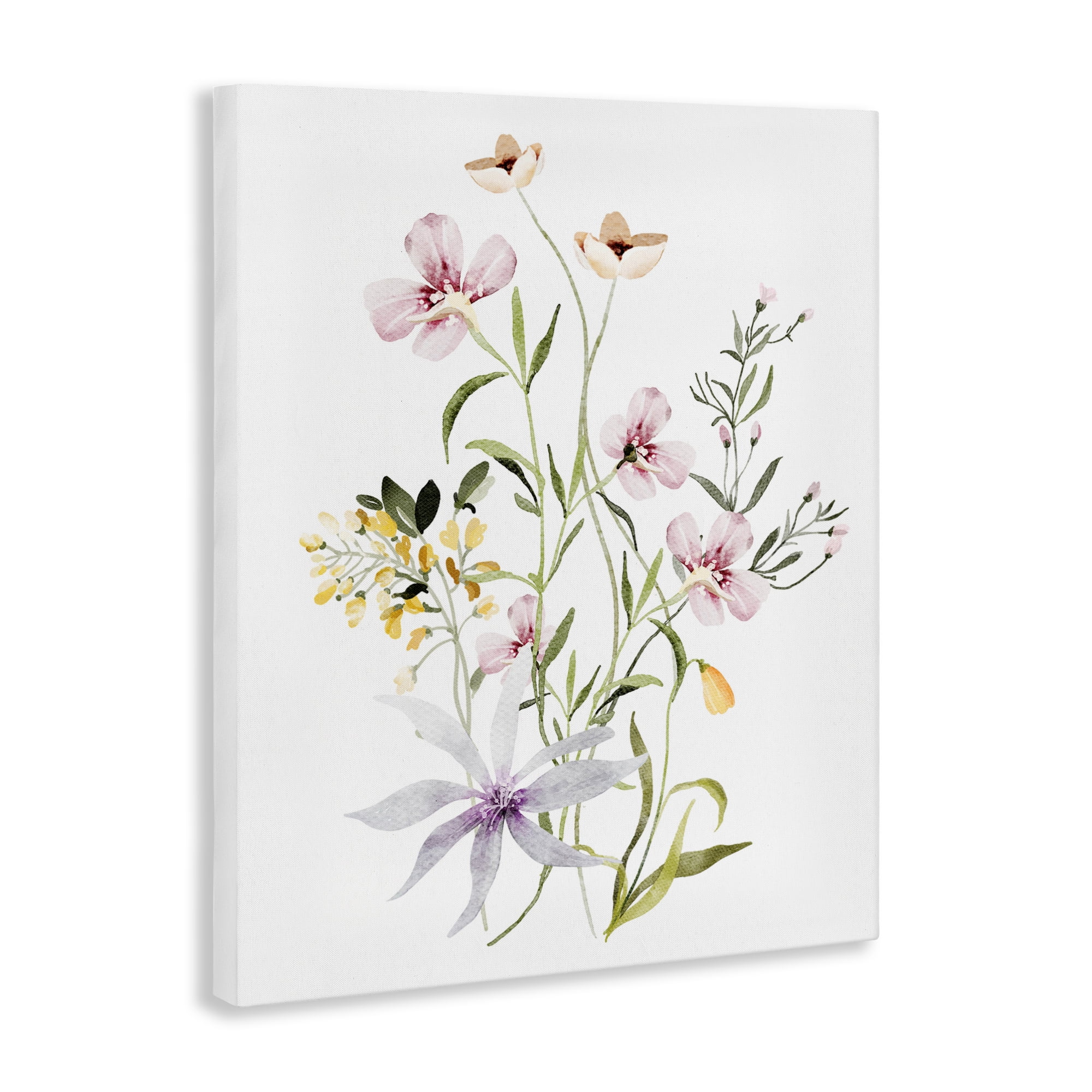 Floral Foliage Bundle Canvas Wall Art, design by Lettered and Lined